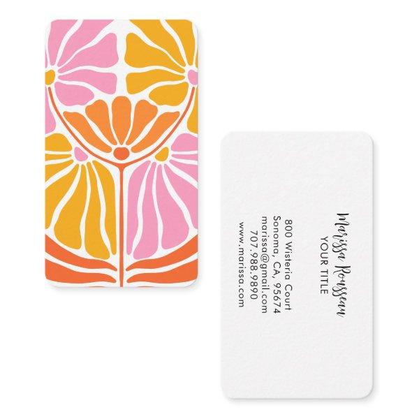 Boho Retro Flower Pattern