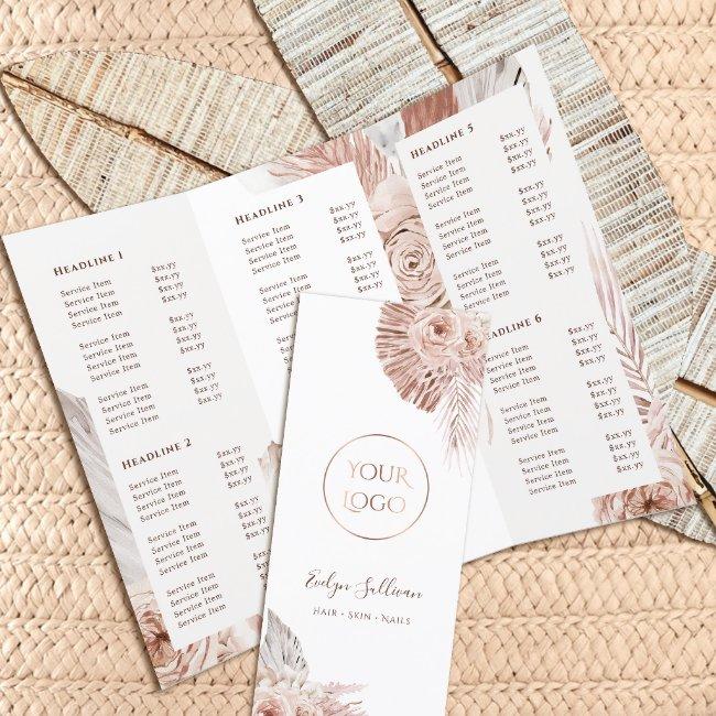 Boho roses brochure