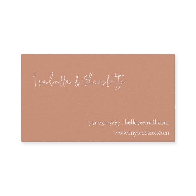 Boho Terracotta Minimalist
