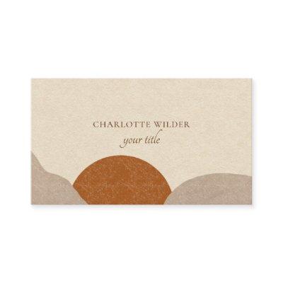 Boho Terracotta Sand Abstract