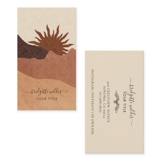 Boho Terracotta Sun Mountains