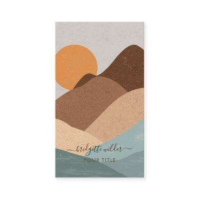 Boho Terracotta Sun Mountains