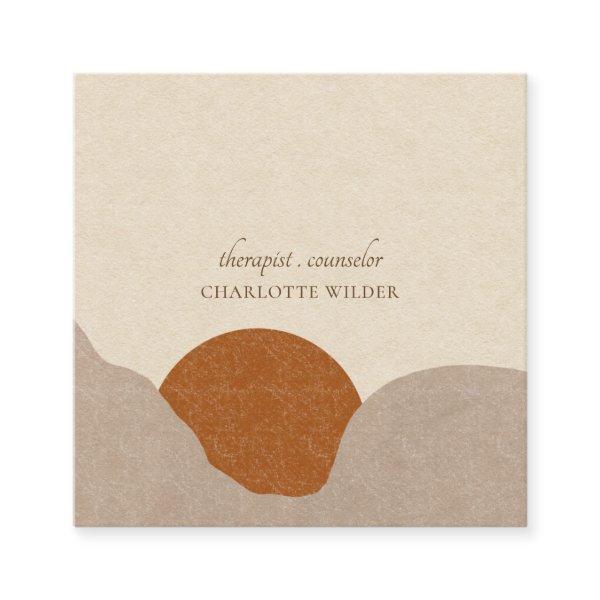 Boho Therapist Counselor Square