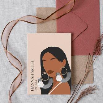 Boho Woman Stud Earring Display
