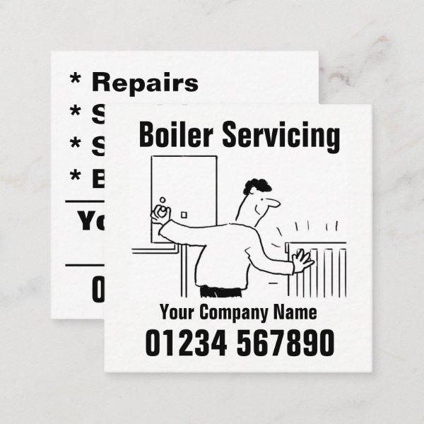 Boiler Servicing Contact Details Square
