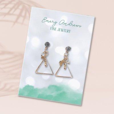 Bokeh Designer Jewelry Earring Holder Display