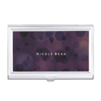 Bokeh Glam Purple & Gold  Holder