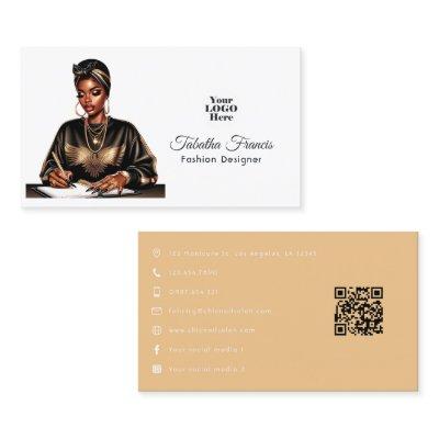 Bold Afro Black Woman Empowerment Design