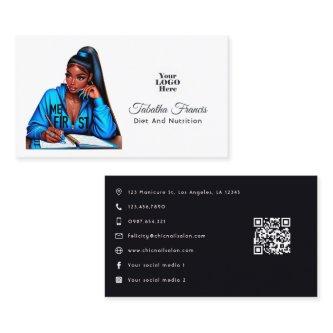 Bold Afro Black Woman Empowerment Design