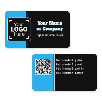 Bold, Bright Sky Blue, Black & White Own Brand