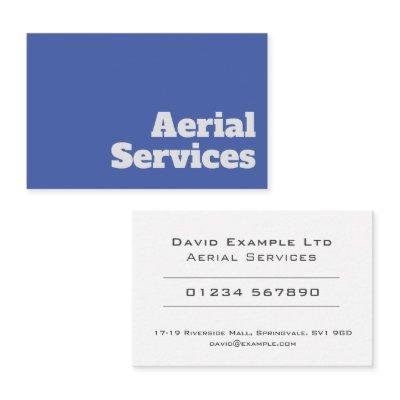 Bold & Clear Aerial Services Design