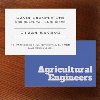Bold & Clear Agricultural Engineers