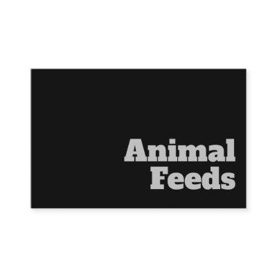Bold & Clear Animal Feeds Design