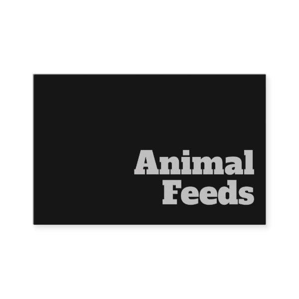 Bold & Clear Animal Feeds Design