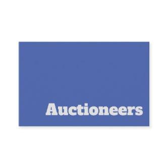 Bold & Clear Auctioneers Design