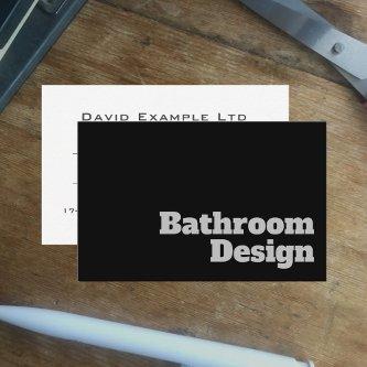 Bold & Clear Bathroom Design