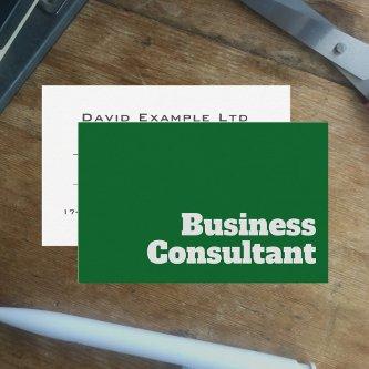 Bold & Clear Business Consultants Design