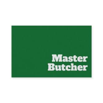 Bold & Clear Butcher Design
