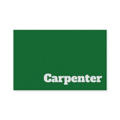 Bold & Clear Carpenter & Joiner Design
