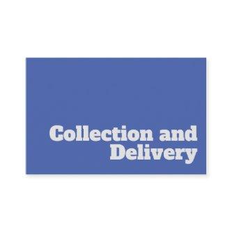 Bold & Clear Collection & Delivery Courier Design