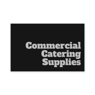 Bold & Clear Commercial Catering Supplies Design