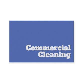 Bold & Clear Commercial Cleaning Design