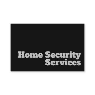 Bold & Clear Home Security Services Design