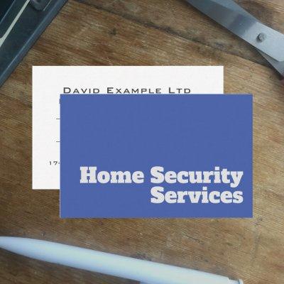 Bold & Clear Home Security Services Design