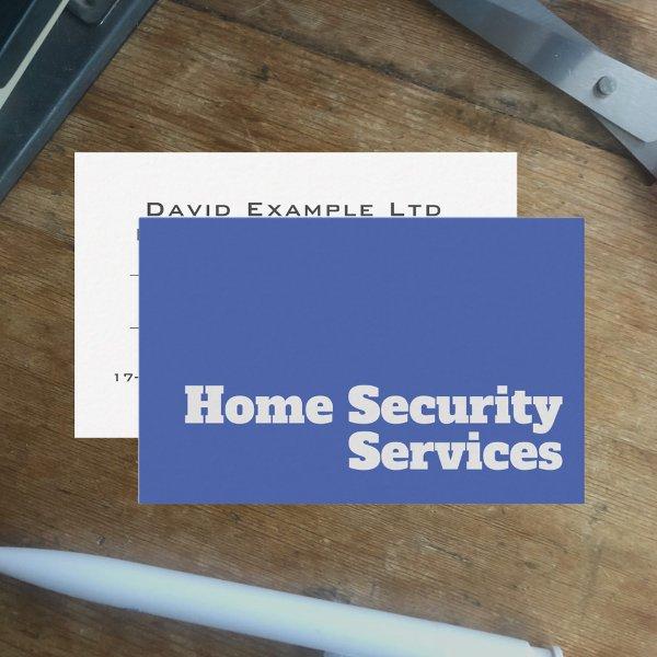 Bold & Clear Home Security Services Design