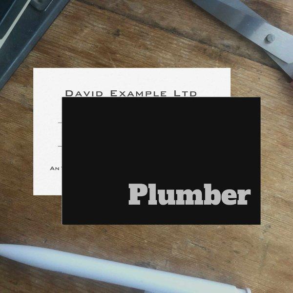 Bold & Clear Plumber & Plumbing Design