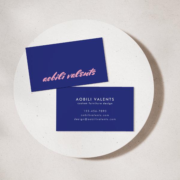 Bold Colorful Playful Retro Typography Blue Pink