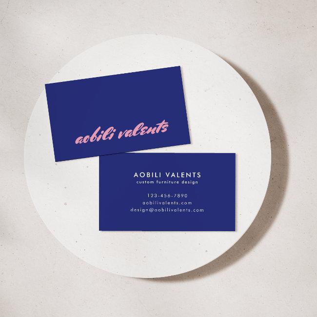 Bold Colorful Playful Retro Typography Blue Pink