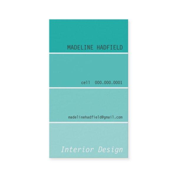 BOLD DESIGN paint swatch painter jade