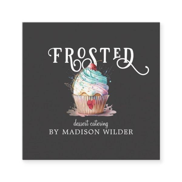Bold Dessert Catering Baker Calligraphy | Cupcake Square