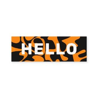 Bold Font Groovy Black Orange Mini
