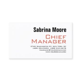 Bold Font Modern Minimalist Plain Professional
