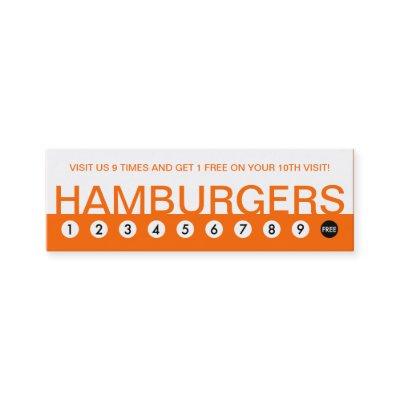 bold HAMBURGERS customer loyalty