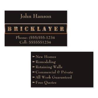Bold, Minimalist, and Masculine Bricklayer