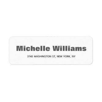 Bold Minimalist Professional Modern Elegant Label