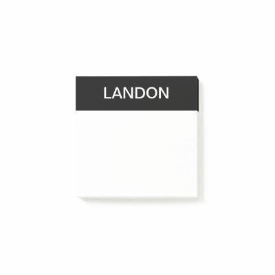 Bold Modern Editable Text Post-it Notes