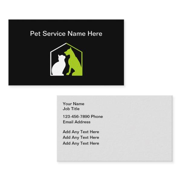 Bold Modern Pet Service