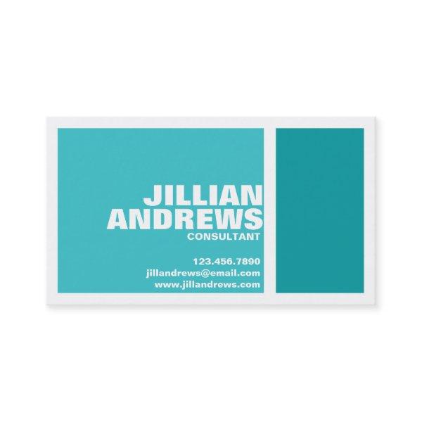 Bold Modern Split Box - Teal