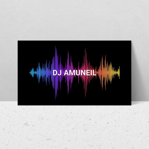 Bold Music Waves Multi-Colored DJs, Audio
