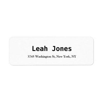 Bold Plain Elegant Professional Creative Modern Label