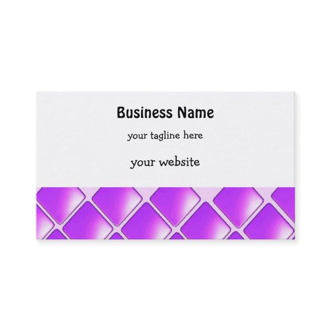 Bold Purple Diamond Pattern
