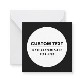 Bold Simple Customizable Text Template
