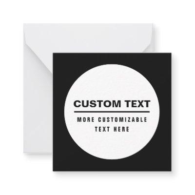 Bold Simple Customizable Text Template