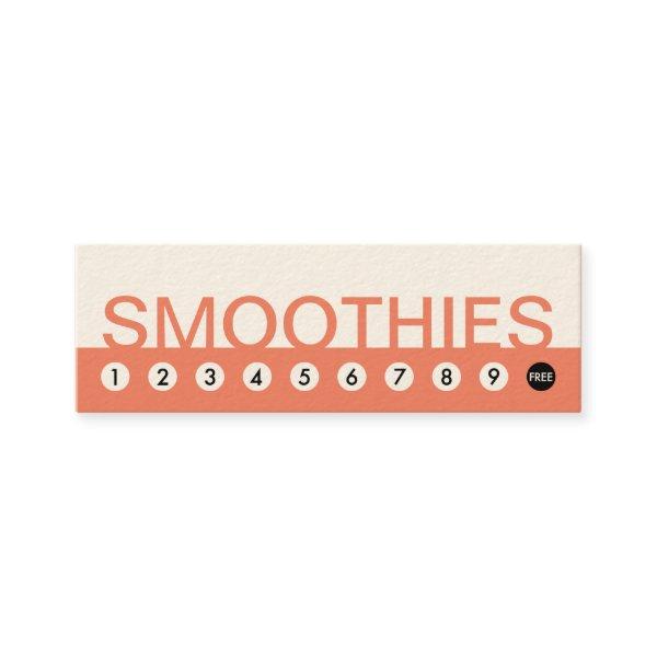 bold SMOOTHIES customer loyalty