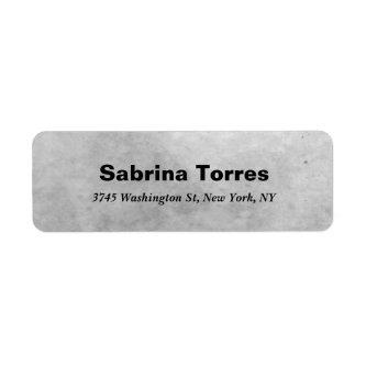 Bold Text Style Grey Modern Professional Elegant Label
