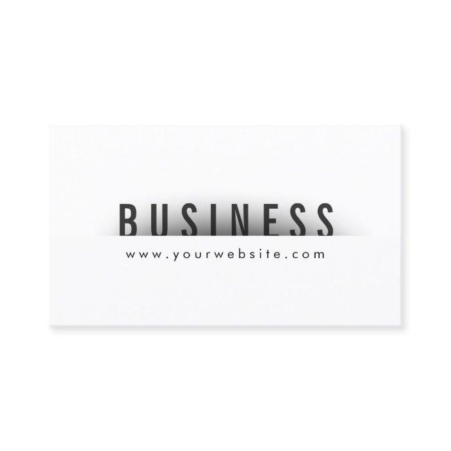 Bold Title Minimalism Web Design